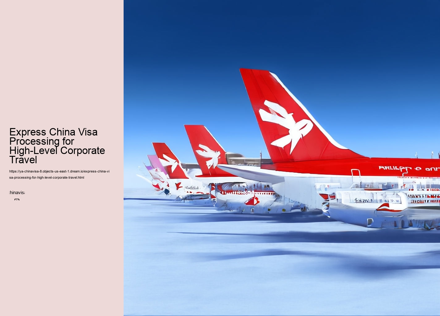 Express China Visa Processing for High-Level Corporate Travel